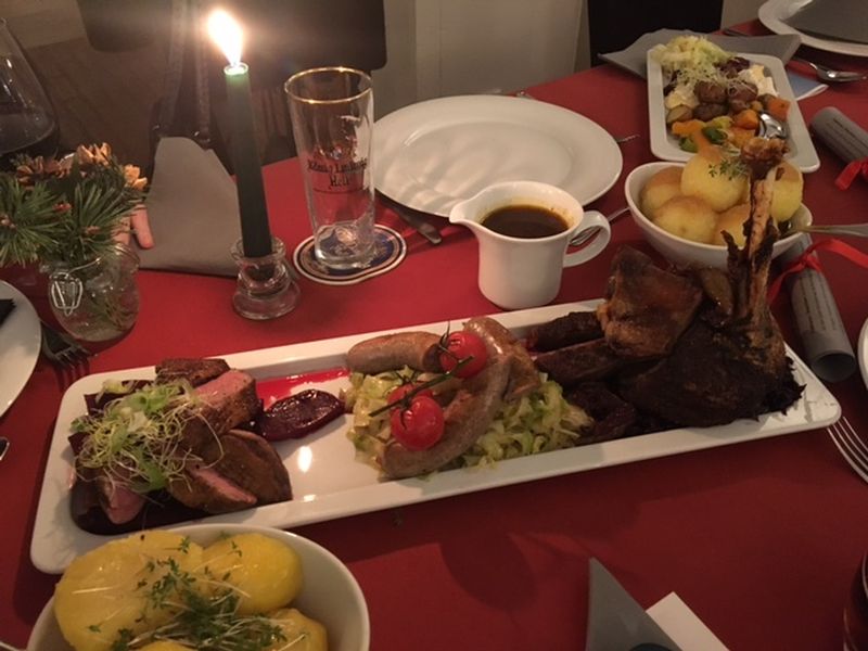 frischer Gänsebraten
