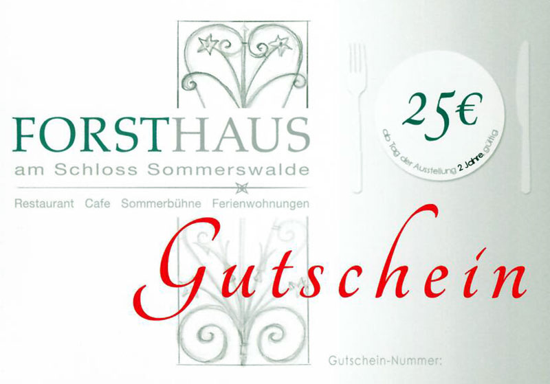Gutschein 25 €